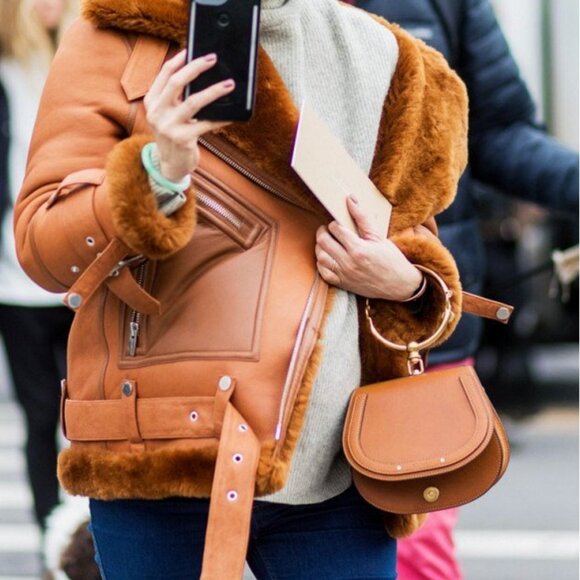 Chloé Nile Leather Small crossbody bag Black - Picture 9 of 11